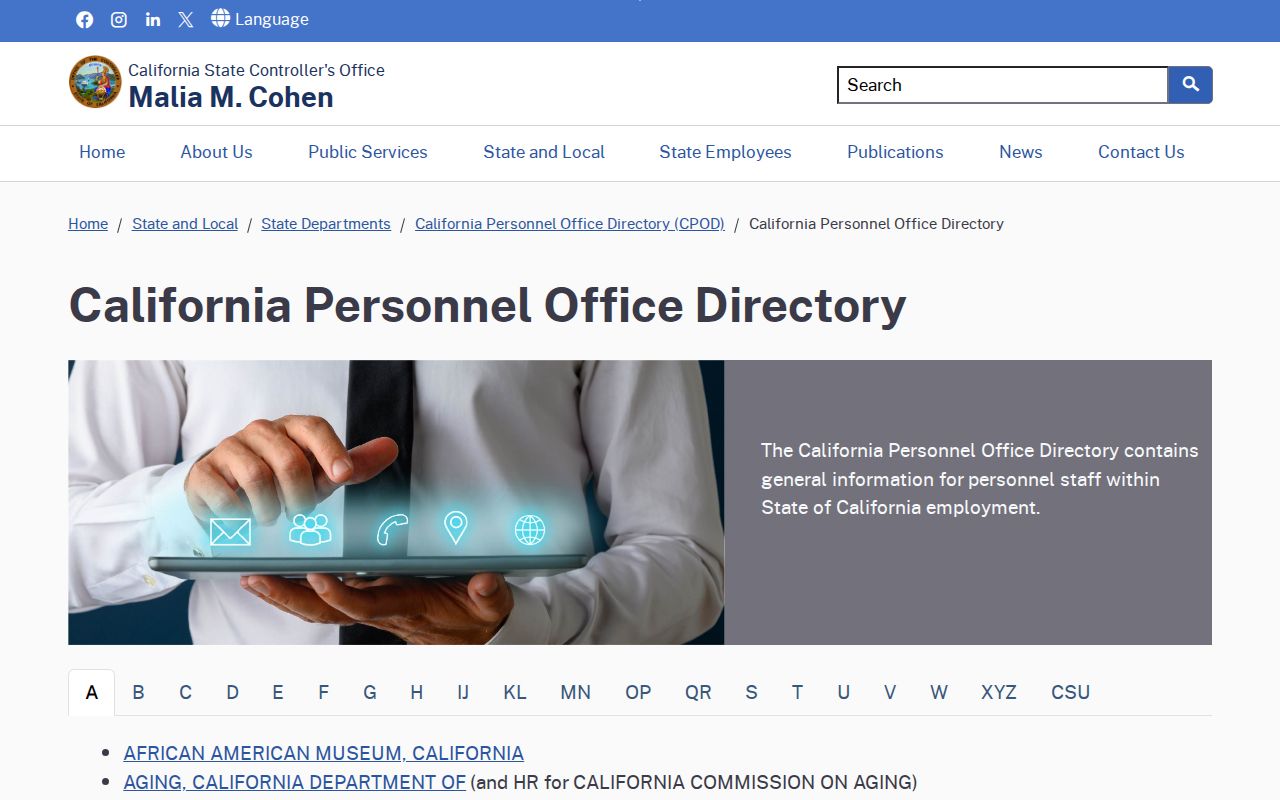 Walnut Creek people directories source in the California Personnel Office Directory